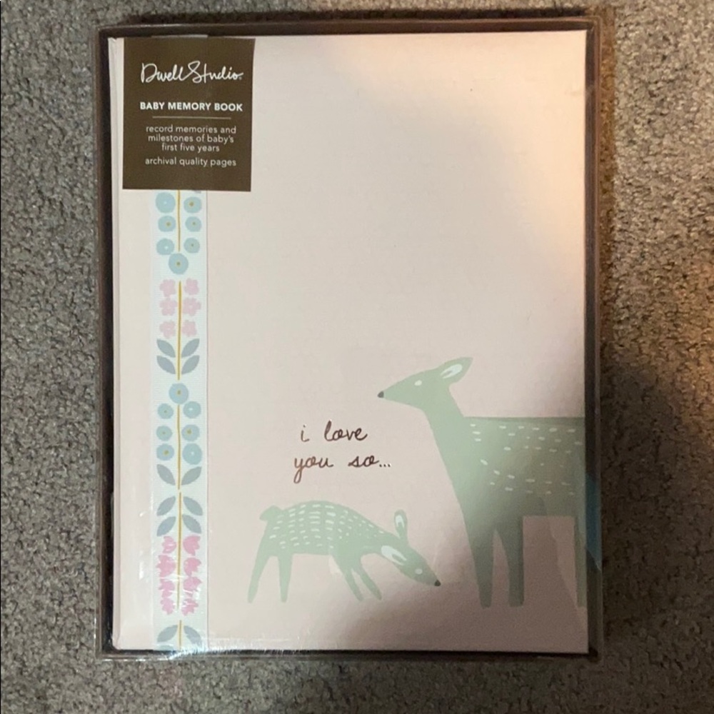 Dwell studios baby memory book baby shower gift